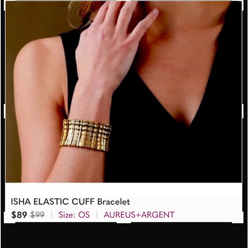 Isha Elastic Cuff Bracelet